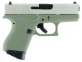 GLOCK 43 9MM 6RDS STS/GREEN FIXED SIGHTS