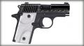 SIG 238 380 AUTO 7 RNDS BLACK ENGRAVED/WHITE GRIP